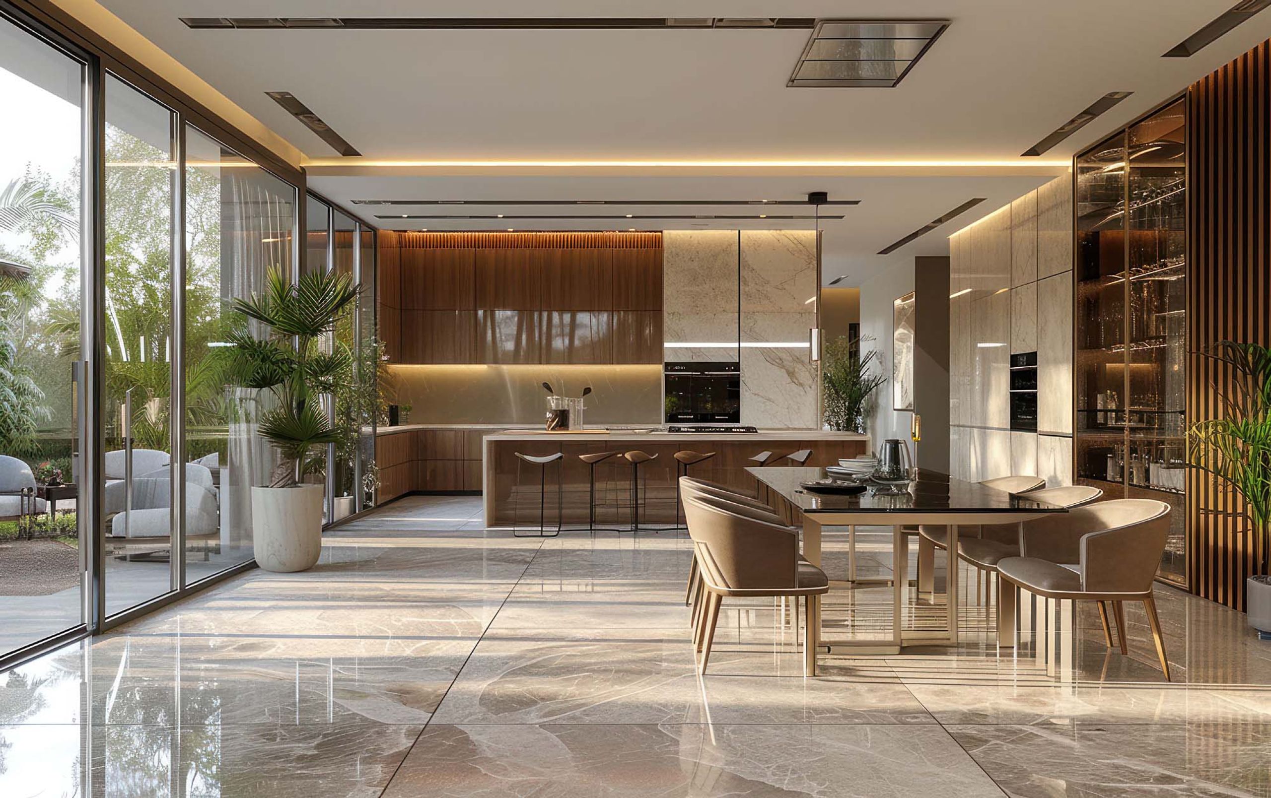 High-end kitchen cabinets
